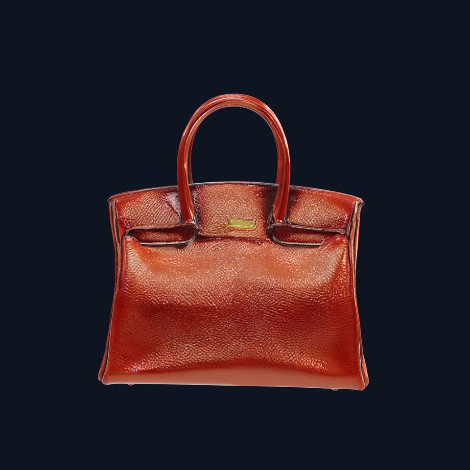 Luxury Leather Handbag D Model Pack